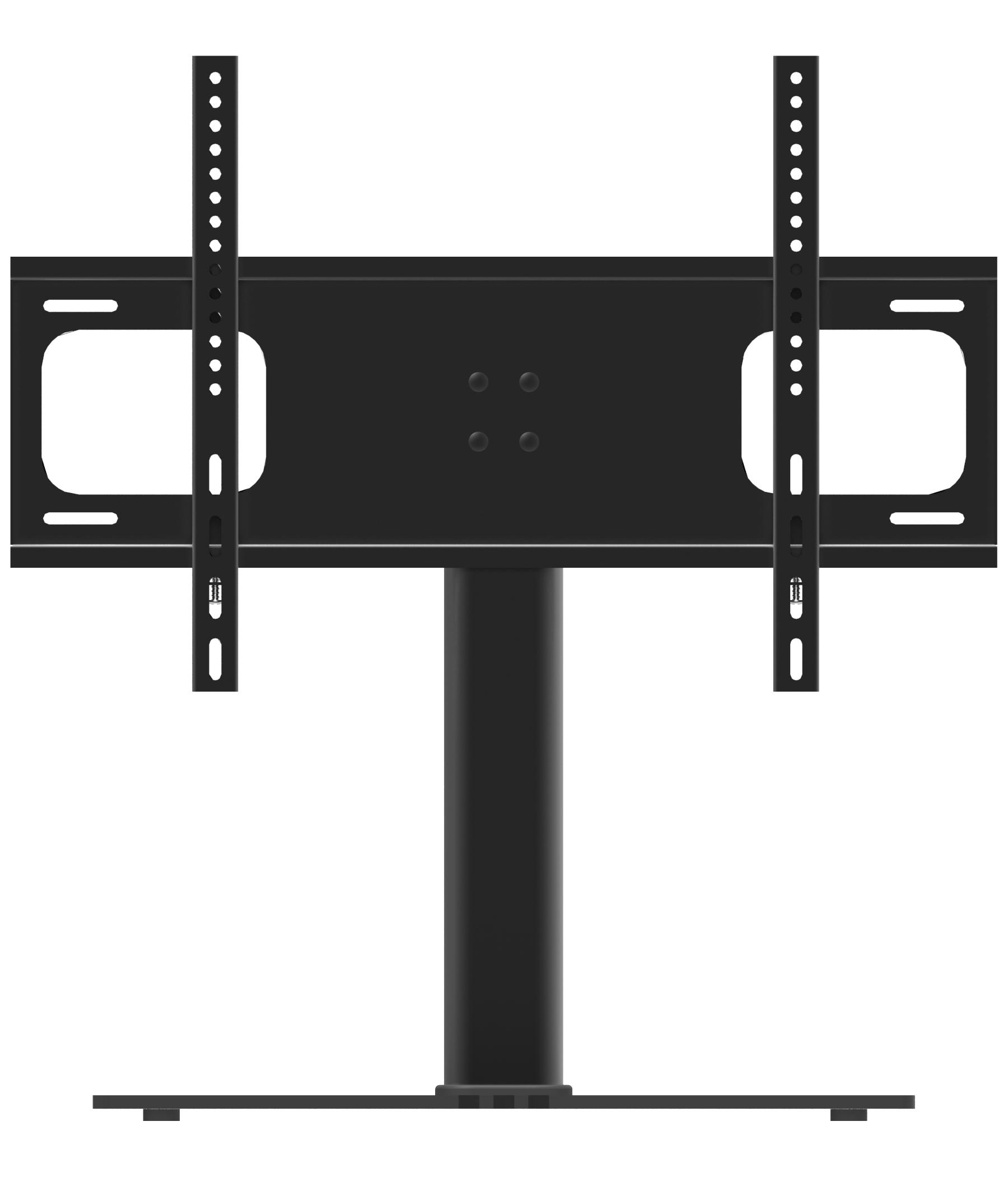 Stojalo Za Tv B-tts 600, Črna - črna, Basics, kovina/steklo (66/67,4/25cm) - MID.YOU