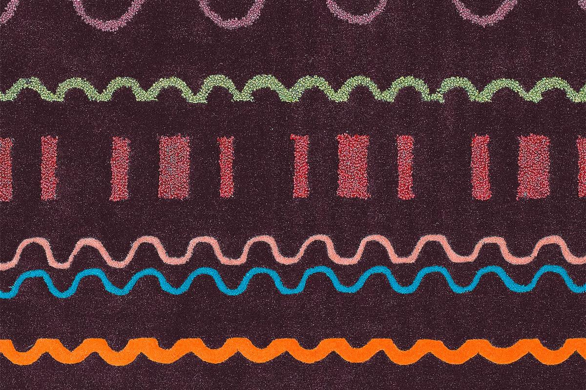 FLACHWEBETEPPICH SPIRIT 3085 M/VIOLETT 140X200 - Violett/Multicolor, Basics, Textil (140/200cm) - Kayoom