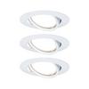 LED-Spot-Set EBL Base Set in Weiß max. 5 Watt 3-teilig - Weiß, Basics, Metall (9cm) - Paulmann