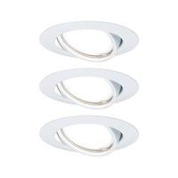 LED-Spot-Set EBL Base Set in Weiß max. 5 Watt 3-teilig - Weiß, Basics, Metall (9cm) - Paulmann