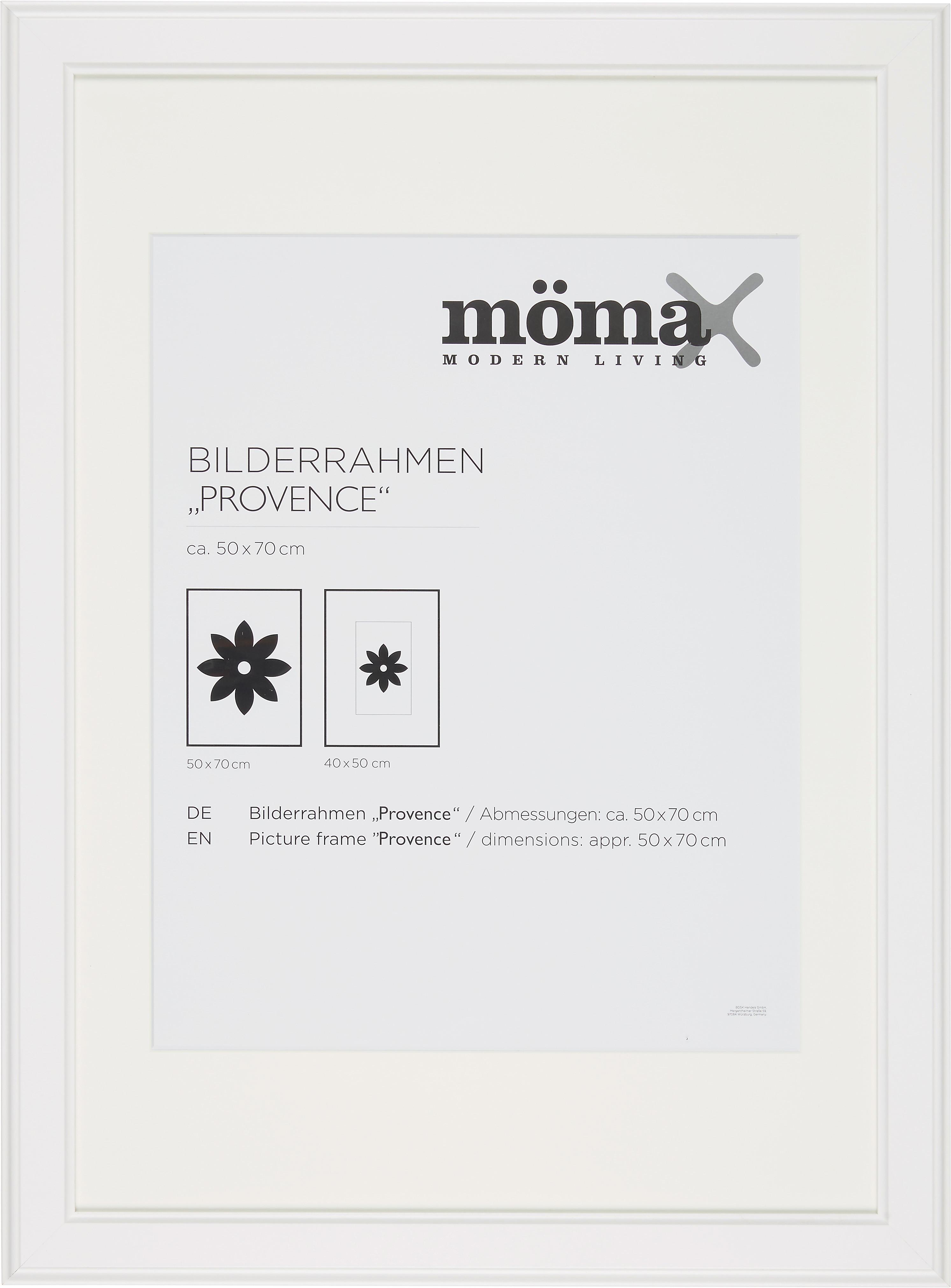 Okvir Za Slike Provence - bela, Romantika, umetna masa/les (50/70cm) - Modern Living