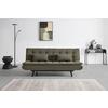 BÄDDSOFFA SUN -BASED- - grön/svart, Modern, trä/textil (190/83/93cm) - Based