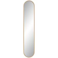 Zidno Ogledalo Moni - zlatne boje, Moderno, staklo/plastika (20/101cm) - Modern Living