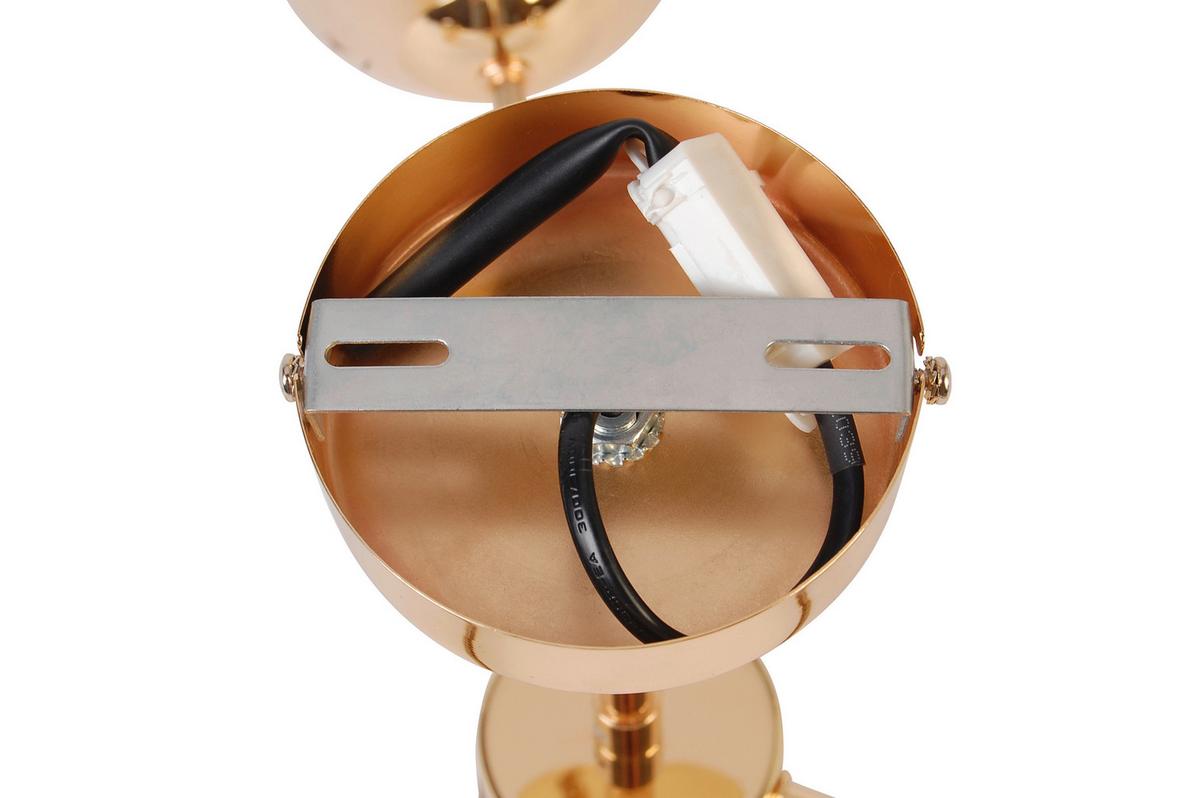 LAMPA SUFITOWA AMBER - kolor bursztynowy, Trend, metal/szkło (62/62/25cm) - Novel