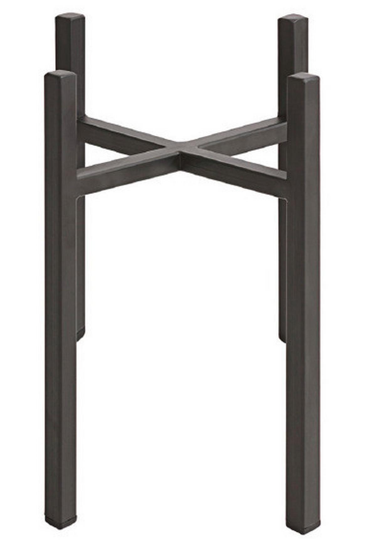 Pflanzentopfstütze Solido in Schwarz - Schwarz, Basics, Metall (41,5/50cm) - Modern Living