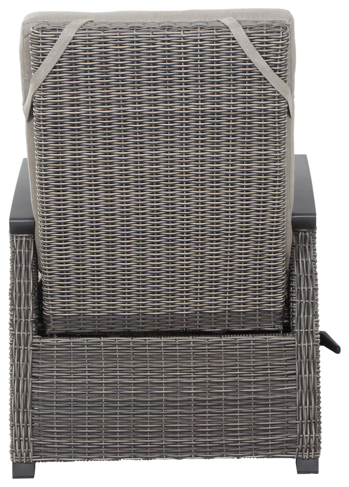 Loungegarnitur Corido Grau - Basics, Keramik/Kunststoff (72/103/160cm) - Siena Garden