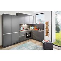 Eckküche inkl. 4 E-Geräte Win in Anthrazit - Anthrazit, MODERN, Holzwerkstoff (290/185cm) - Express-Kuechen
