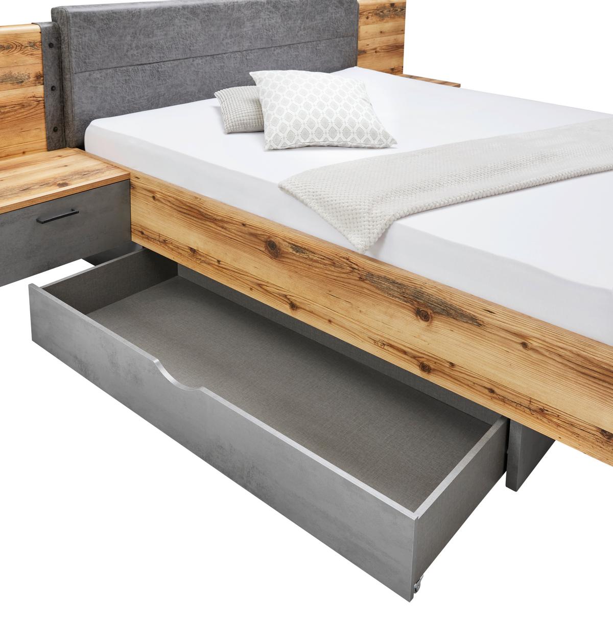 Ladica Za Posteljinu Alicante - siva, Moderno, drvni materijal (137,2/19,1/61,5cm) - Modern Living