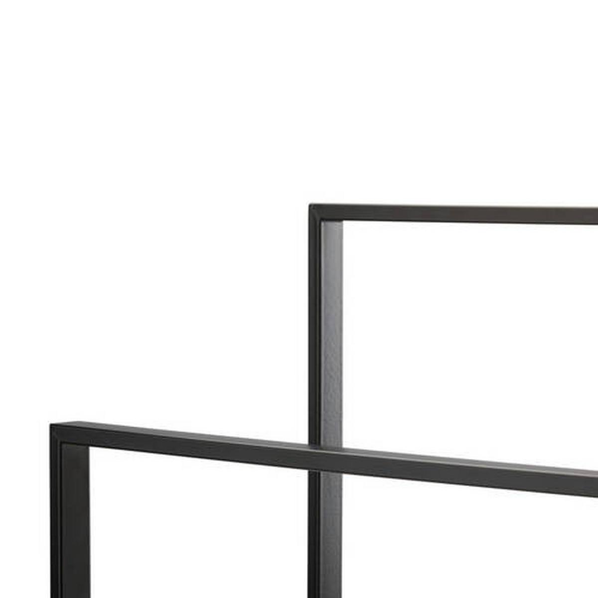 UCHWYT NA RĘCZNIK YURI - czarny, Basics, metal (45/20/84.5cm) - Aquanova