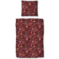 Lenjerie de pat Nora, cca. 140x200/50x70 cm - roșu, Modern, textil (140/200cm) - Mömax