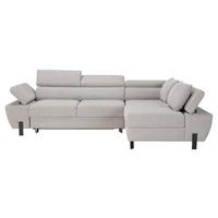 Kutna Garnitura Molina Mini - siva/crna, Moderno, drvni materijal/tekstil (277/189cm) - Mömax