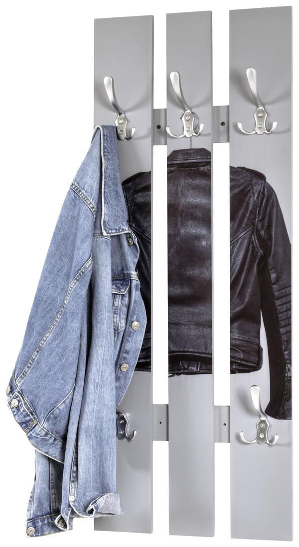 Wandgarderobe in Edelstahloptik online bestellen