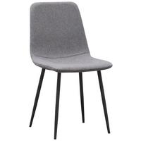 Četveronožna Stolica Tara - siva/tamno siva, Konvencionalno, metal/tekstil (44/87/54cm) - Mömax