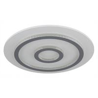 LED-DECKENLEUCHTE 48042-40W  JAYDEN - Klar/Weiss, Design, Kunststoff/Metall (45/5,5cm) - Globo