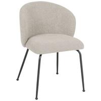 KRZESŁO CHICA - czarny/taupe, Design, metal/tkanina (57/79/59cm) - Xora