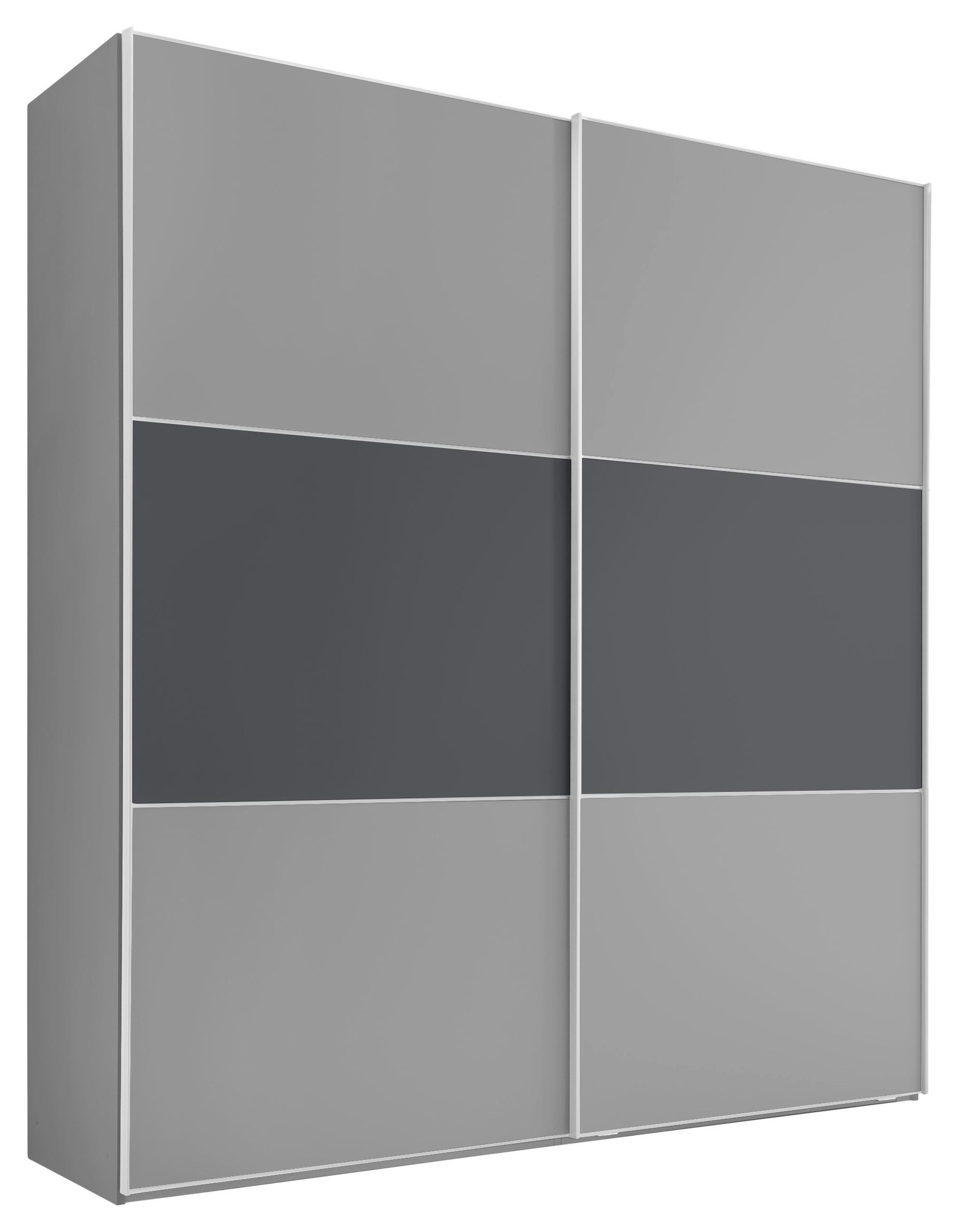 Ormar S Kliznim Vratima Includo - siva/antracit, Design (225/222/68cm) - Premium Living