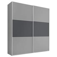 Ormar S Kliznim Vratima Includo - siva/antracit, Design (225/222/68cm) - Premium Living