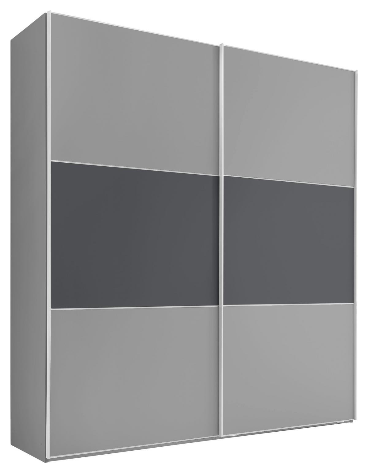 Ormar S Kliznim Vratima Includo - siva/antracit, Design (225/222/68cm) - Premium Living