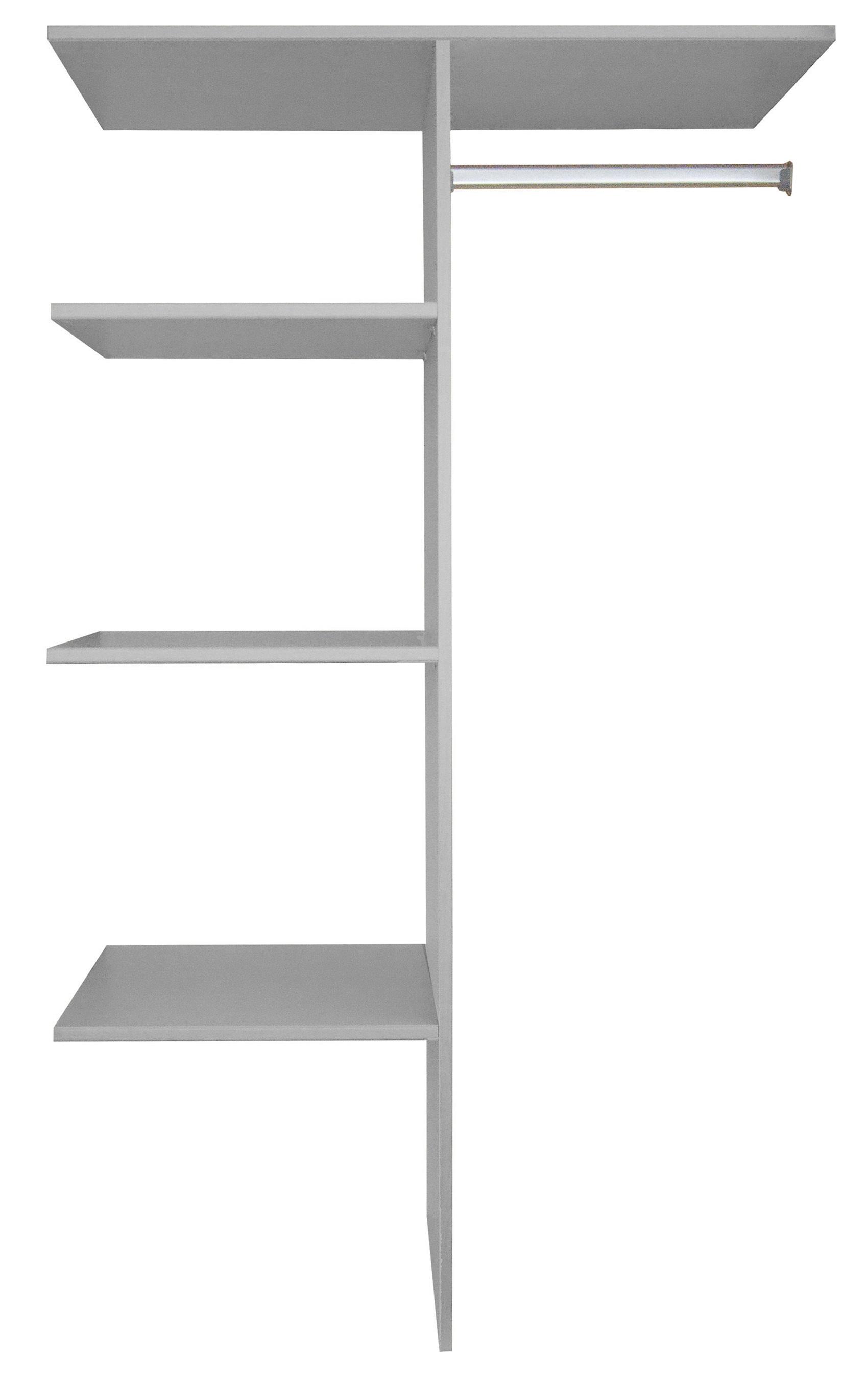 Notranja Razdelitev Dodatki - siva, leseni material/les (110/150/50cm) - Modern Living