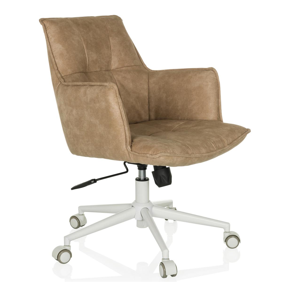 Vrtljivi Stol Solao Life, Bež - bela/bež, Moderno, kovina/umetna masa (54/85/70cm) - MID.YOU