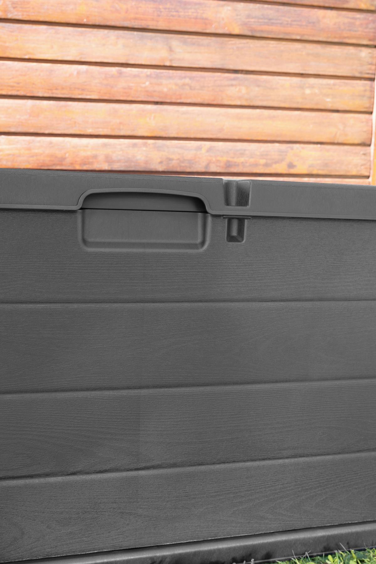 Párnatartó Láda Alpha - antracit, Modern, műanyag (118/59/57cm) - Mömax