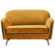 Sitzbank in Goldfarbe 'Milo' 2-Sitzer - Goldfarben/Kieferfarben, Trend, Holz/Holzwerkstoff (142/88/92cm) - Livetastic Sitzbank in Goldfarbe 'Milo' 2-Sitzer - Goldfarben/Kieferfarben, Trend, Holz/Holzwerkstoff (142/88/92cm) - Livetastic