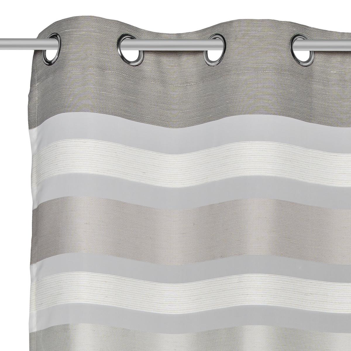 ZASŁONA NA PRZELOTKACH SOPHIE - taupe, Konventionell, tkanina (135/245cm) - Esposa