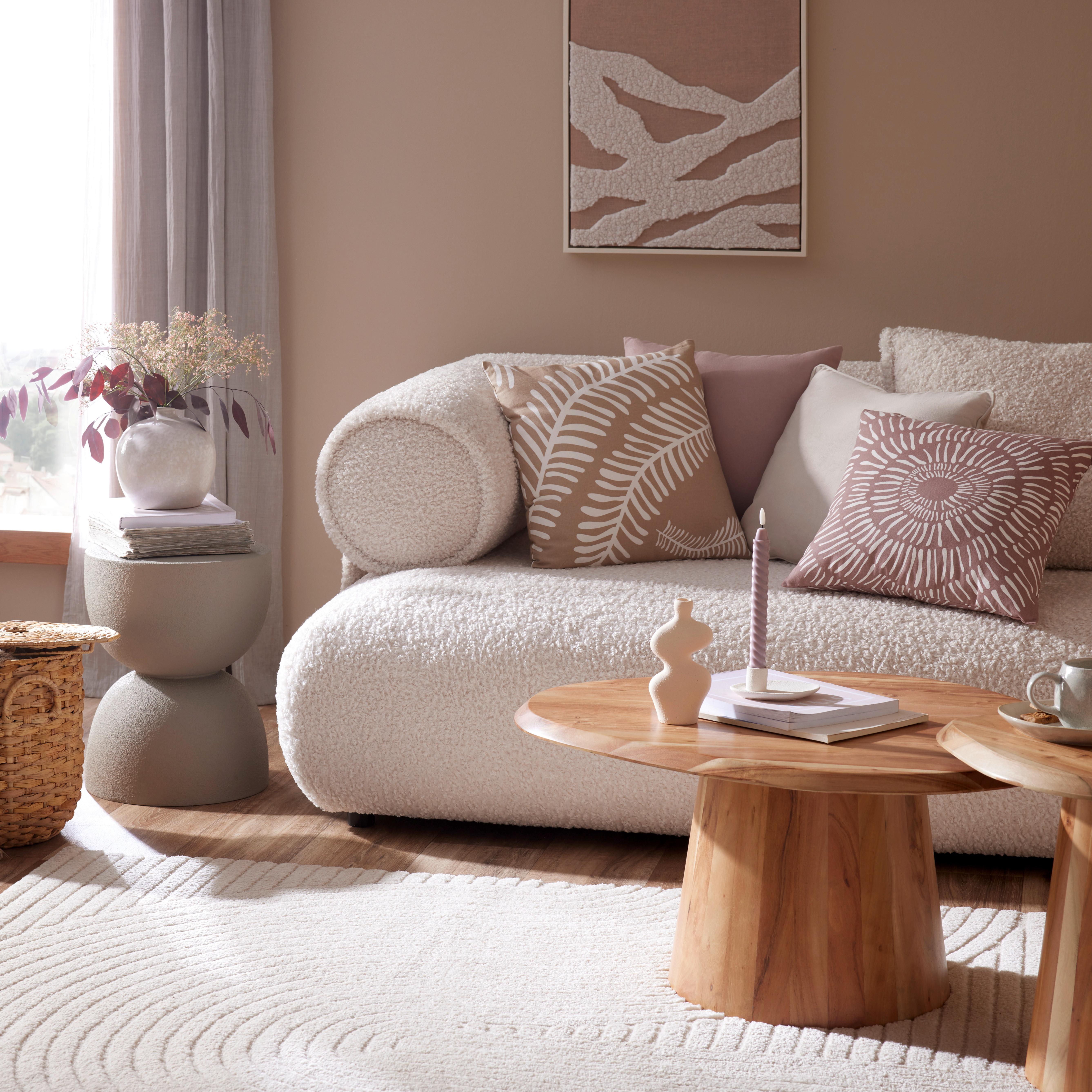 Díszpárna Willow 45/45 - natúr, Modern, textil (45/45cm) - Mömax