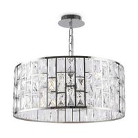 Kronleuchter Gelid Chromfarben max. 60 Watt - Chromfarben/Transparent, Trend, Glas/Metall (50/26.8cm) - MAYTONI