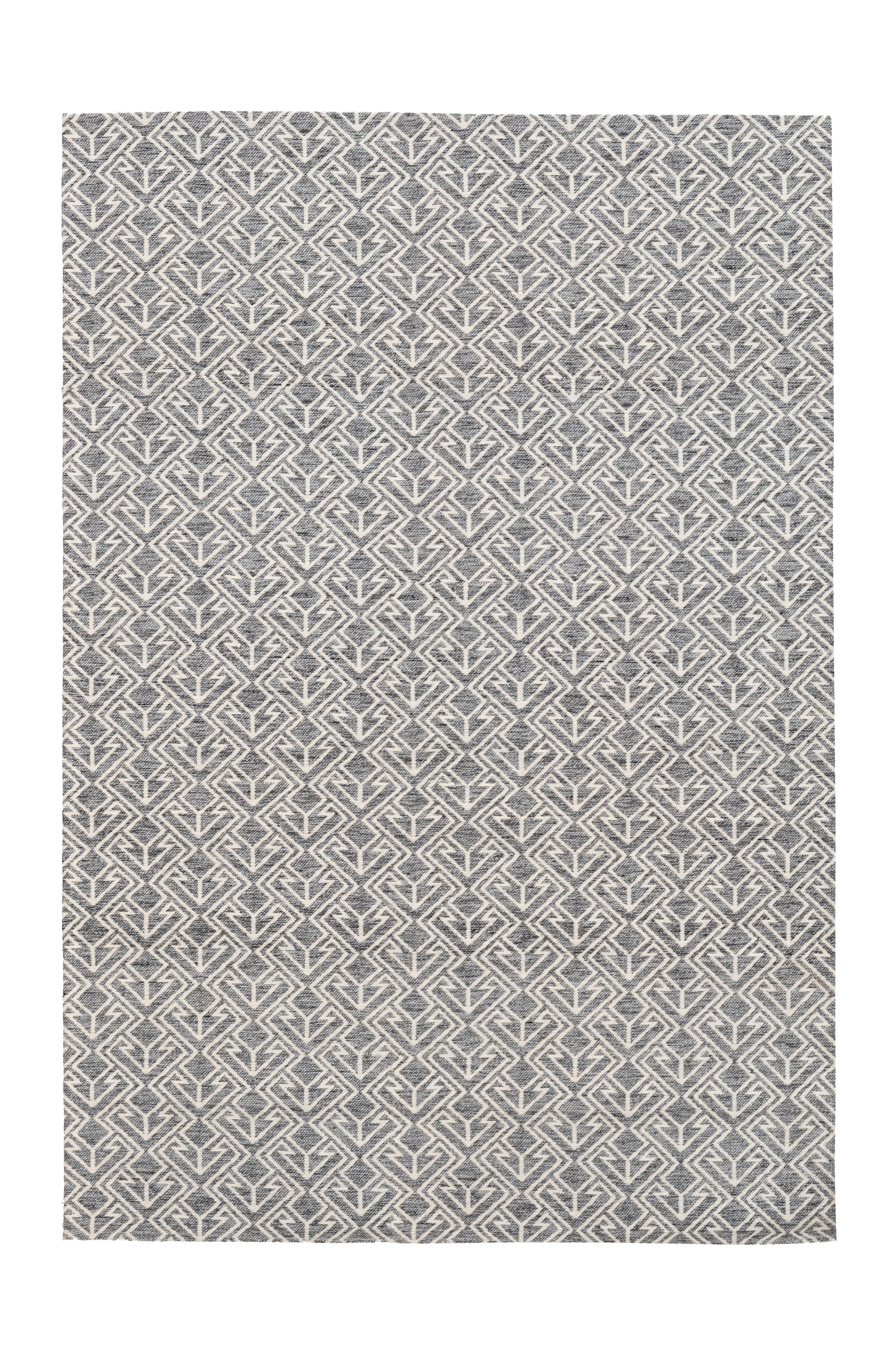 Outdoorteppich Q1i4q-80-150-E Yoga - Creme/Grau, Trend, Textil (80/150cm) - Kayoom