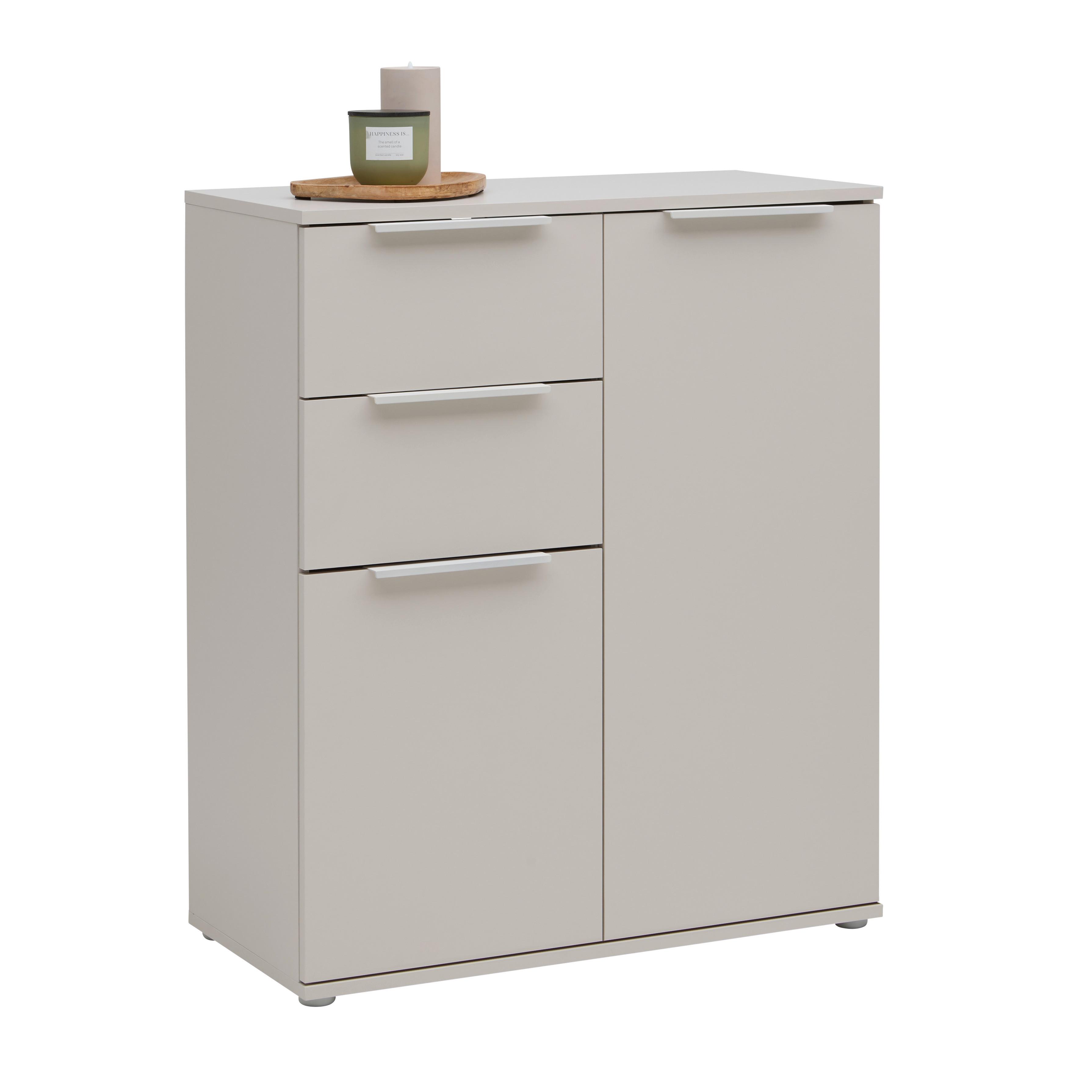 BYRÅ DUNE 2 - kashmir, Modern, metall/trämaterial (80/95/38cm) - Mömax