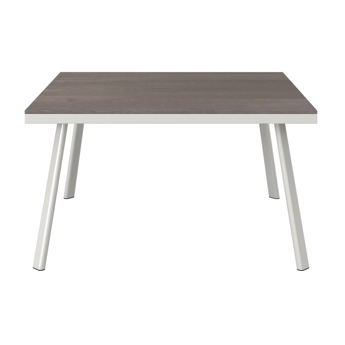 DINING-LOUNGESET ELISA - Weiss/Dunkelgrau, Modern, Kunststoff/Textil (238/74/75cm) - Bessagi Garden