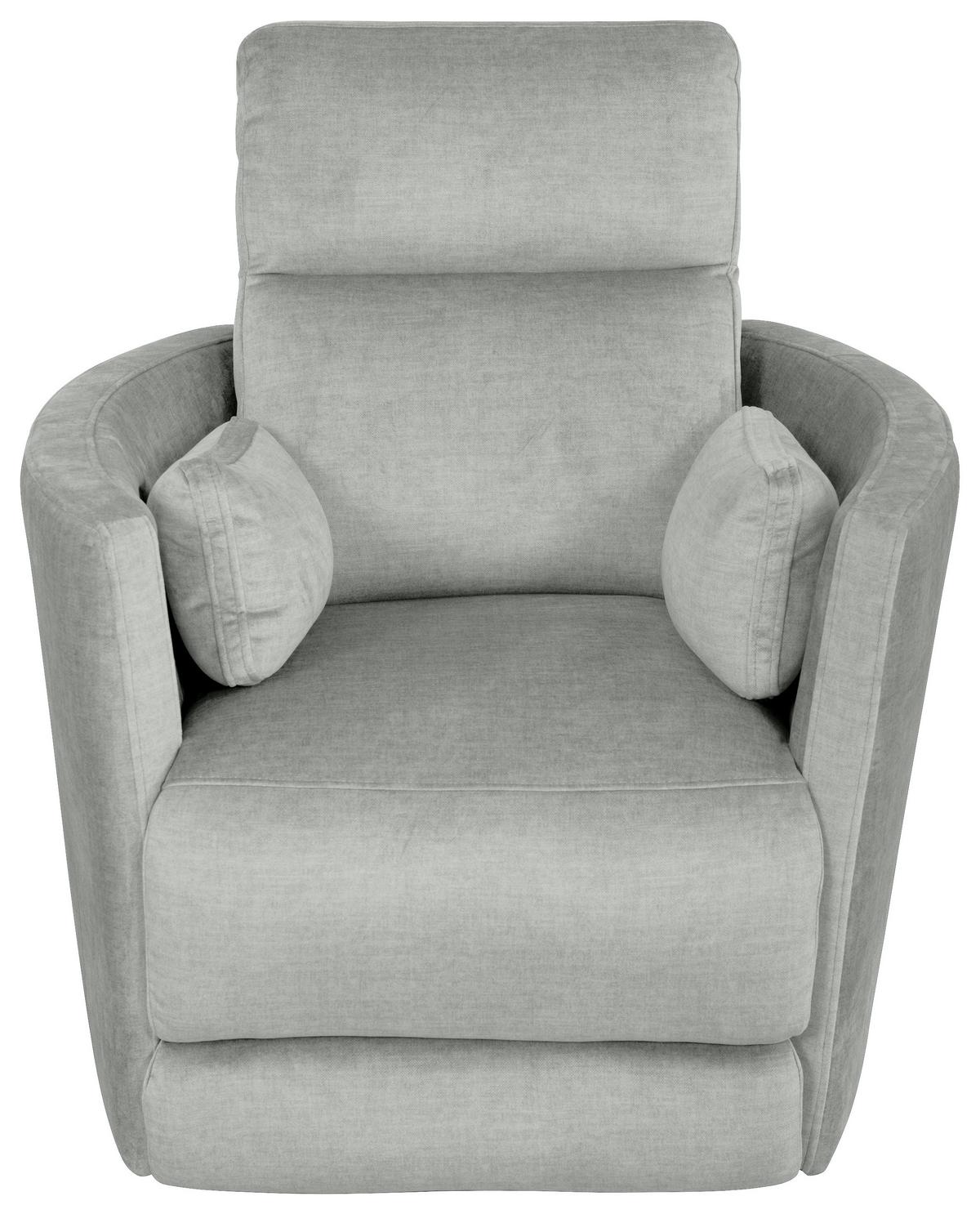 Tv-fotelj Swive, Siva, Relax Funkcija - siva/črna, Moderno, kovina/tekstil (91,4/101,6/96,5cm) - Modern Living