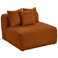Modul Sofaelement Bloom Rostfarben - Rostfarben, Trend, Textil (100/70/122cm) - Livetastic