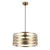 HANGLAMP SILVAIN - Zwart/Messingkleuren, Modern, Kunststof/Metaal (40/120cm) - Modern Living