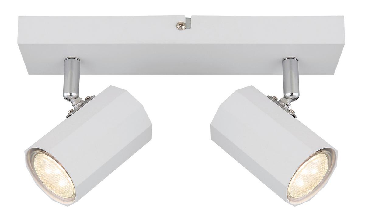 STRAHLER 57918-2W JAMES - Weiss, Design, Metall (26/6/14,5cm) - Globo