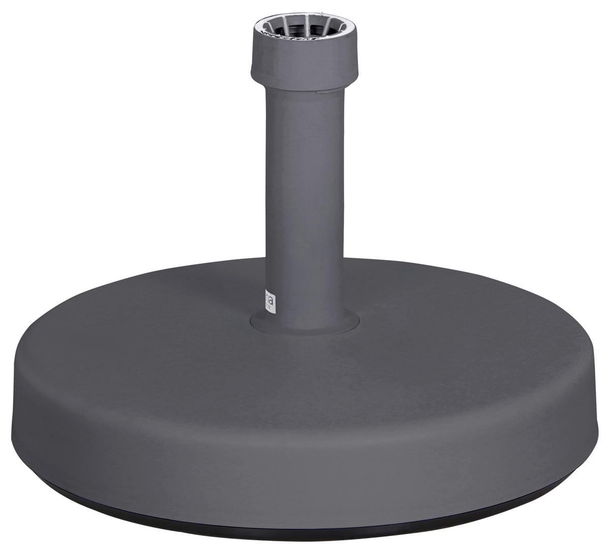Schirmständer Kunststoff für DM bis 5,4 cm - Anthrazit, KONVENTIONELL, Kunststoff (46/11/46cm) - Siena Garden