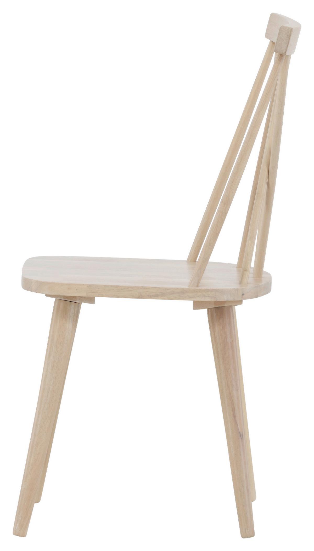 STUHL-SET MARIETTE - Weiß, Design, Holz (43/88/50cm) - Livetastic