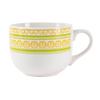 Kaffeebecher Maja in Grün/Gelb - Gelb/Grün, Lifestyle, Keramik (11/8,5cm) - Mömax