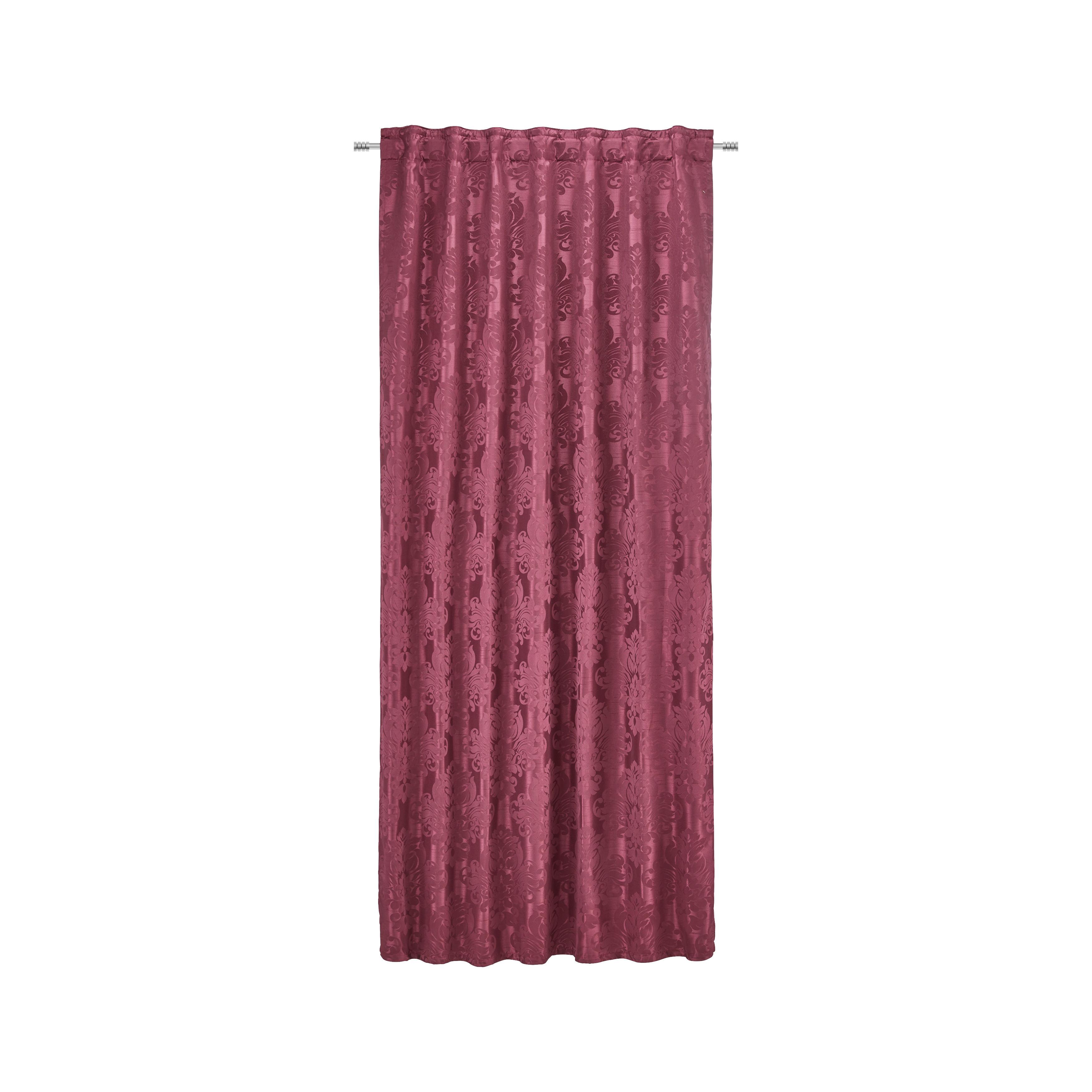 Fertigvorhang Charles Bordeaux ca. 140x245cm - Bordeaux, LIFESTYLE, Textil (140/245cm) - Modern Living