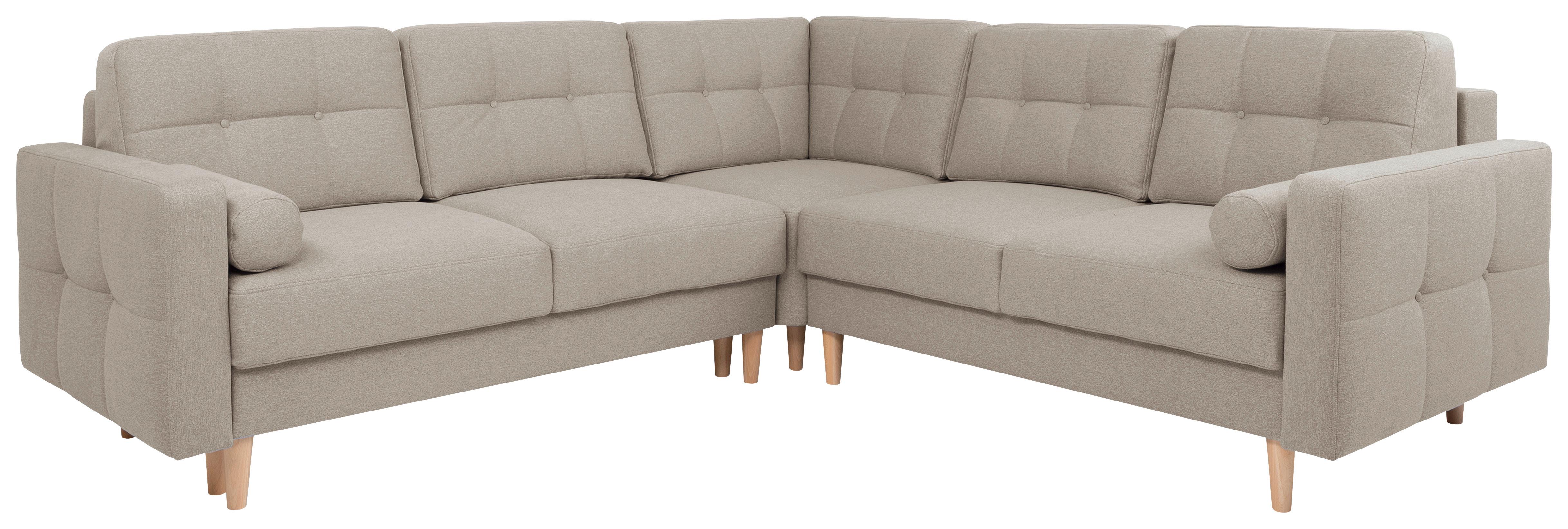 Coltar NORET - bej, Konventionell, textil (242/242cm) - Modern Living
