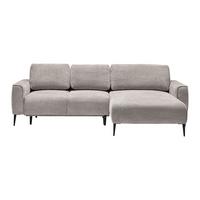 Kutna Garnitura Custom - crna/taupe, Moderno, tekstil/metal (255/164cm) - Mömax