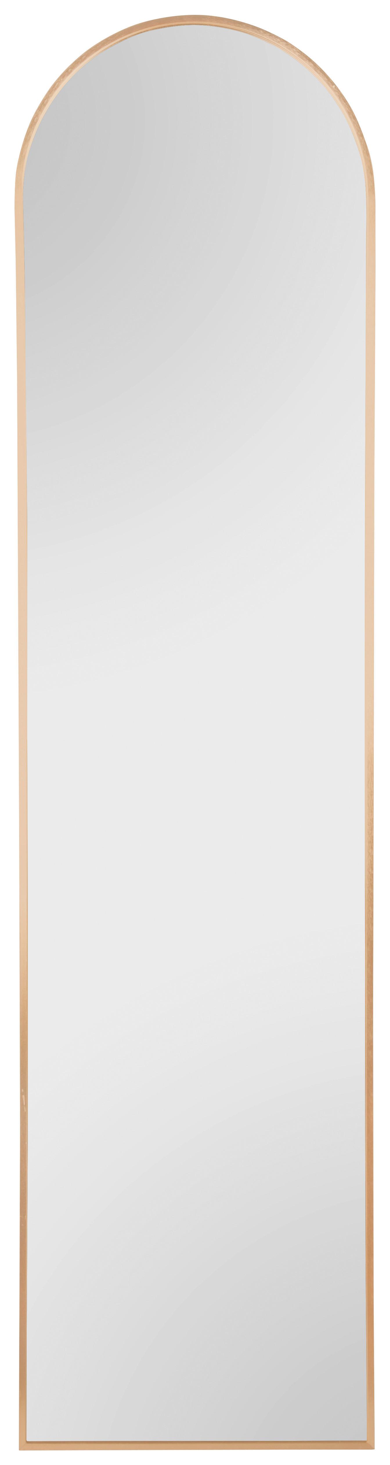 GOLVSPEGEL BRITT - sandfärgad/guldfärgad, Modern, metall/glas (40/160cm) - Mömax