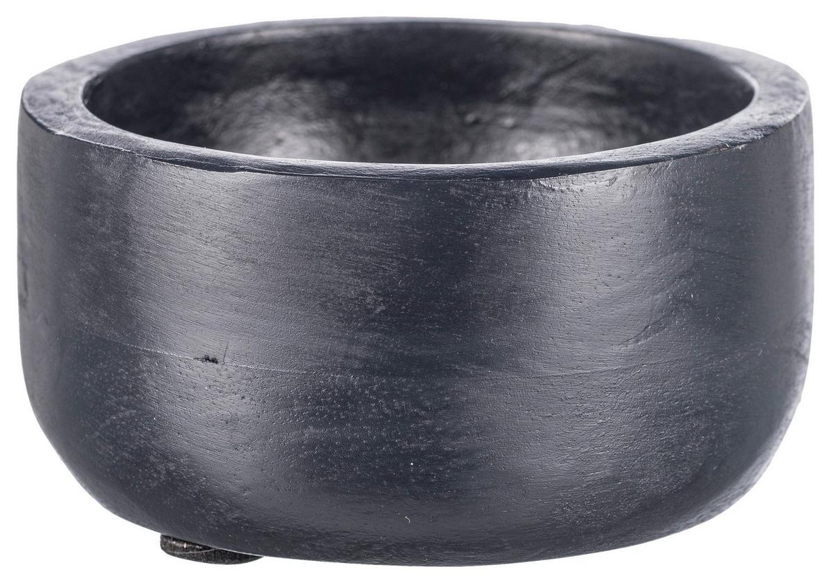 Dekoschale Marco I in Schwarz - Schwarz, Modern, Holz (10/6cm) - Modern Living