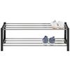 SCHUHREGAL BENNY -BASED/SB- - Chromfarben/Schwarz, KONVENTIONELL, Metall (80/27/28,5cm) - Based