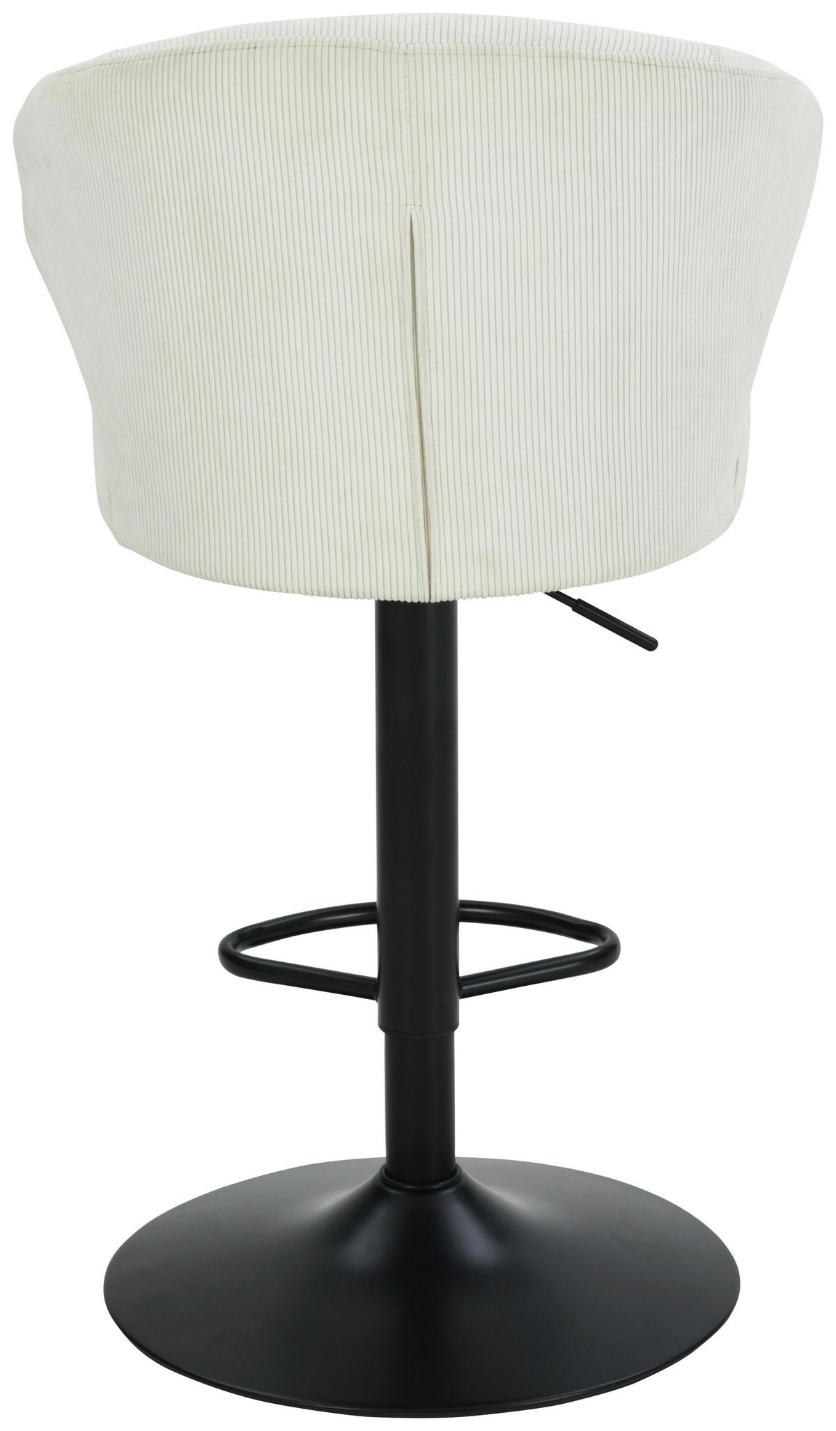 Bárszék Jana - bézs/fekete, Modern, textil/fa (54/110,5/93,5/56cm) - Based