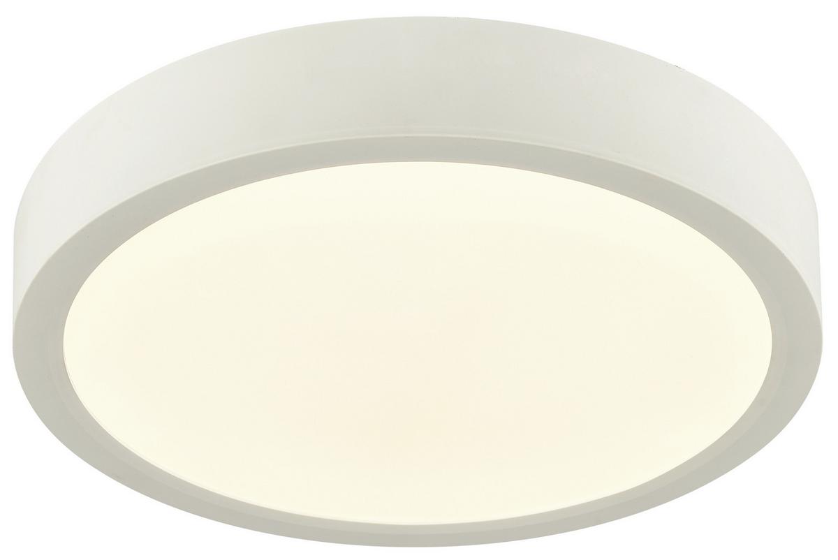 LAMPA SUFITOWA LED STORM - biały, Konventionell, tworzywo sztuczne (22,5/3,6cm) - Boxxx