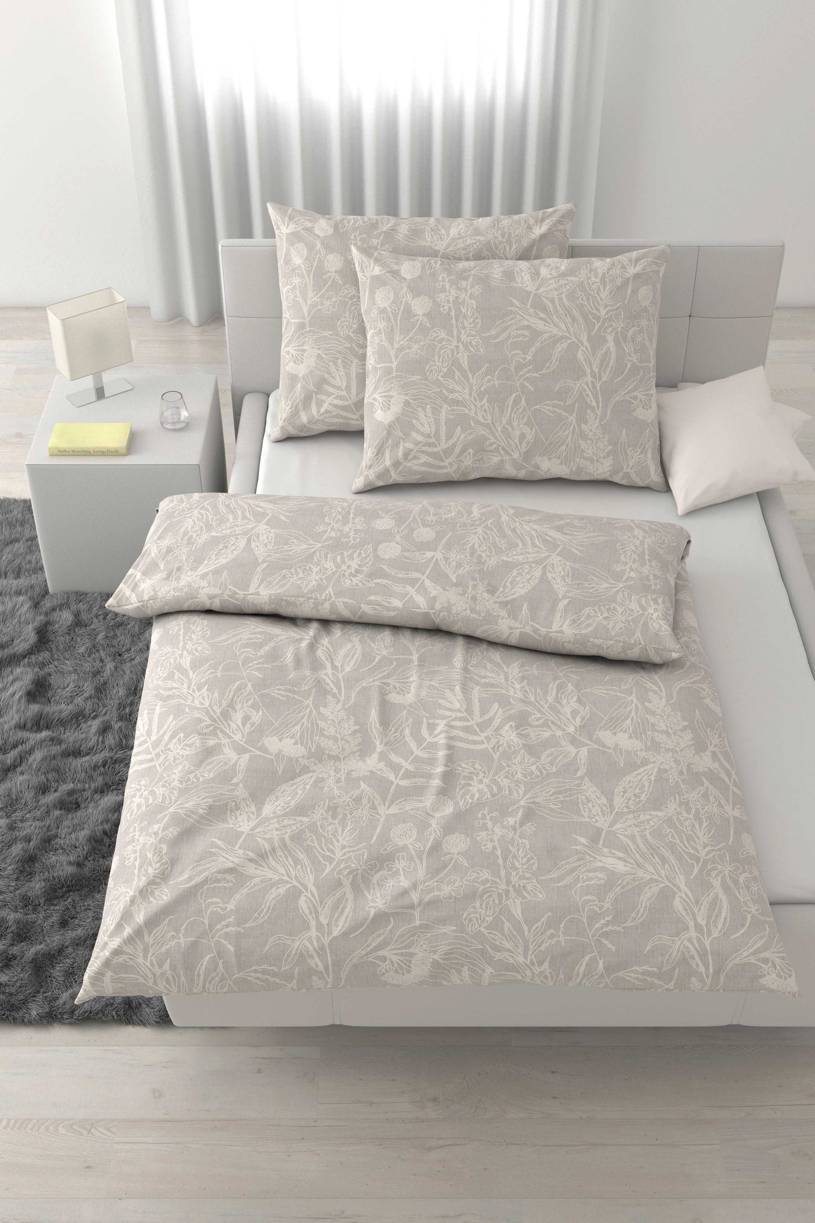 Ágyneműhuzat-garnitúra Tylpur Xxl - világosszürke, textil (200/220cm) - Mömax