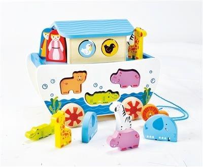 Húzható Játék Hape - többszínű, Basics, faalapú anyag/természetes anyagok (26,1/21,2/18,2cm) - Hape