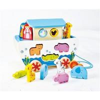 Húzható Játék Hape - többszínű, Basics, faalapú anyag/természetes anyagok (26,1/21,2/18,2cm) - Hape